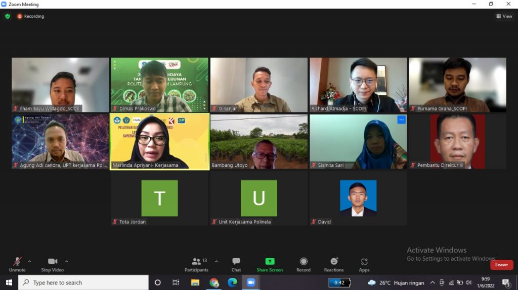 Diskusi bersama PS D4 Pengelolaan Perkebunan Kopi dan Asosiasi Sustainable Coffee Platform of Indonesia (SCOPI)