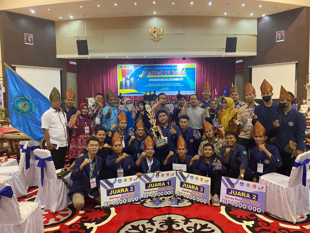 Perwakilan Jurusan Budidaya Tanaman Perkebunan Meraih Juara II Pada AITec IV 2022
